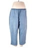 D&Co. Solid Blue Casual Pants Size 2X - photo 1