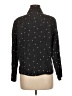 Chico's 100% Silk Stars Black Long Sleeve Silk Top Size Med (1) - photo 2