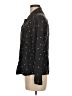 Chico's 100% Silk Stars Black Long Sleeve Silk Top Size Med (1) - photo 5