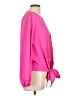 Unbranded Pink Long Sleeve Blouse Size L - photo 4