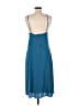 J.Crew 100% Polyester Solid Teal Casual Dress Size 6 - photo 2