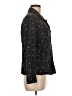 Chico's 100% Silk Stars Black Long Sleeve Silk Top Size Med (1) - photo 4