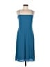 J.Crew 100% Polyester Solid Teal Casual Dress Size 6 - photo 1