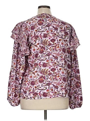 Scoop Long Sleeve Blouse (view 2)