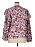 Scoop 100% Polyester Purple Long Sleeve Blouse Size XL - photo 2