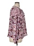 Scoop 100% Polyester Purple Long Sleeve Blouse Size XL - photo 4