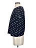 Banana Republic Polka Dots Blue Short Sleeve Top Size XS - photo 5