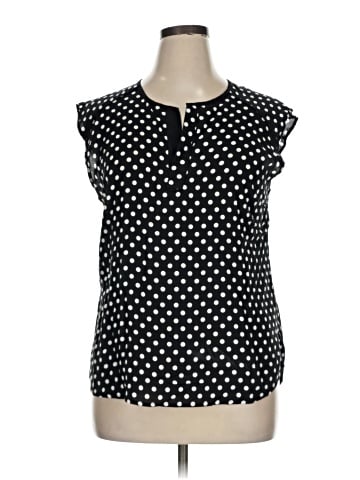 Willi Smith Short Sleeve Blouse (view 1)