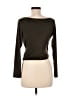 Express Brown Long Sleeve Top Size M - photo 2