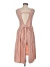 Assorted Brands Solid Pink Casual Dress Size M (estimated) - photo 2