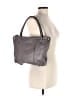 Allison Burns 100% Leather Solid Gray Leather Shoulder Bag One size - photo 2