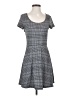 REBEL SUGAR Plaid Gray Casual Dress Size S - photo 1