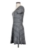 REBEL SUGAR Plaid Gray Casual Dress Size S - photo 5