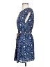Rush Paisley Blue Casual Dress Size S - photo 5