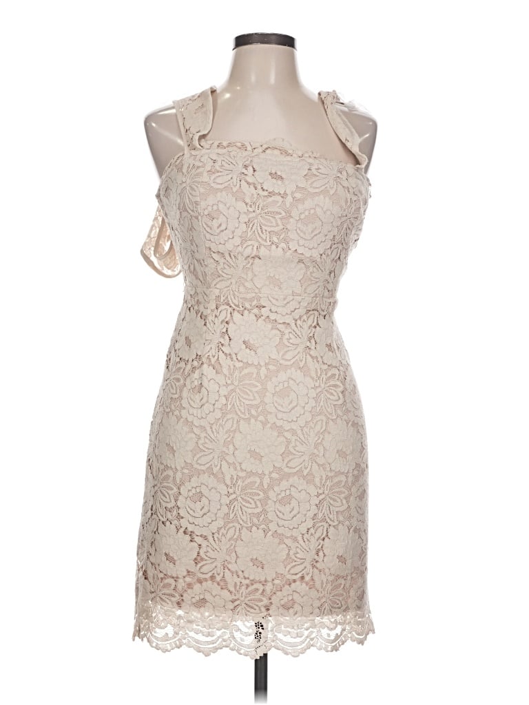 Pre-owned Dress Forum Cocktail Dress In Tan