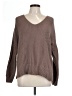 Lucky Brand Solid Brown Pullover Sweater Size L - photo 1