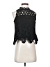 iris 100% Polyester Black Sleeveless Blouse Size S - photo 1