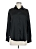 HOTOUCH Solid Black Long Sleeve Blouse Size M - photo 1