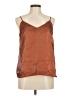 A New Day 100% Polyester Brown Sleeveless Blouse Size M - photo 1