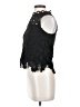 iris 100% Polyester Black Sleeveless Blouse Size S - photo 5