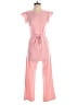 Unbranded Solid Pink Jumpsuit Size S - photo 1