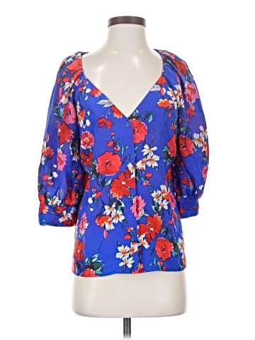 Yumi Kim 3/4 Sleeve Silk Top (view 1)