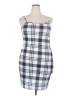Unbranded Checkered-gingham Gray Casual Dress Size XXL - photo 1