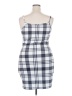 Unbranded Checkered-gingham Gray Casual Dress Size XXL - photo 2
