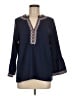 Unbranded Blue Long Sleeve Blouse Size M - photo 1