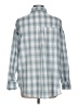 Unbranded 100% Polyester Plaid Blue Long Sleeve Blouse Size L - photo 2