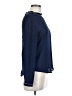 Bongo 100% Polyester Blue Long Sleeve Blouse Size M - photo 4