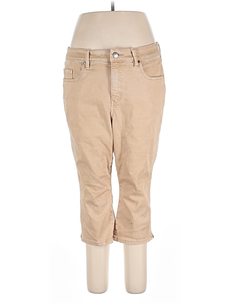 Pre-owned Lane Bryant Jeans In Tan