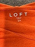 Ann Taylor LOFT 100% Cotton Orange Pullover Sweater Size S - photo 7
