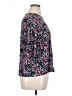 J.Jill Floral Black 3/4 Sleeve Blouse Size XL - photo 4