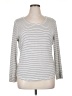 Talbots Gray Long Sleeve Top Size XL Petite - photo 1