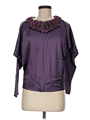 Dsquared2 3/4 Sleeve Silk Top (view 1)