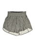 Lululemon Athletica Chevron-herringbone Gray Shorts Size 4 - photo 1
