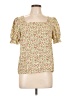 Shein 100% Polyester Ivory Short Sleeve T-Shirt Size L - photo 1