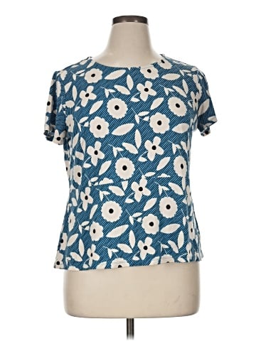 Ann Taylor Factory Short Sleeve T-Shirt (view 1)