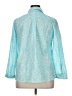 Talbots Paisley Teal 3/4 Sleeve Button-Down Shirt Size XL Petite - photo 2