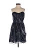 BCBGeneration Stars Silver Cocktail Dress Size 0 - photo 1