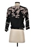 Venus 100% Viscose Black 3/4 Sleeve Blouse Size 4 - photo 2