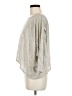 BCBGeneration Silver 3/4 Sleeve Top Size Med - Lg - photo 5