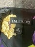 I.N. Studio Print Black Cocktail Dress Size 10 - photo 7