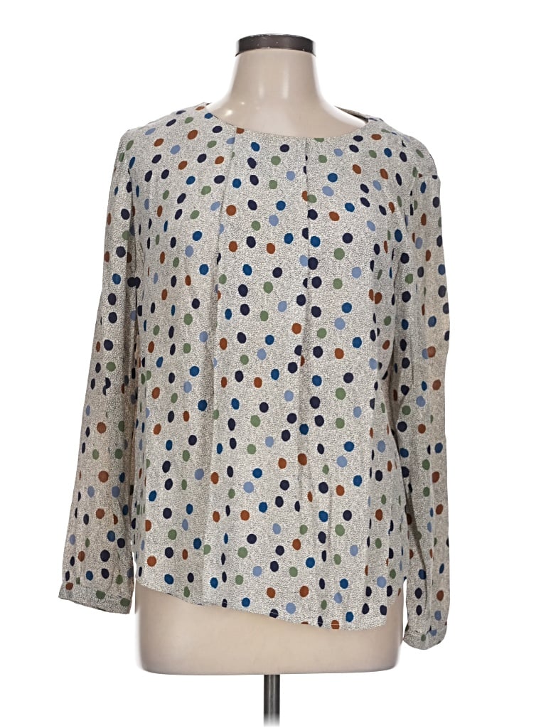 Pre-owned Boden Long Sleeve T-shirt In Silver