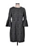 Calvin Klein Tweed Gray Casual Dress Size 12 - photo 1