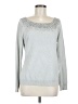 Chico's 100% Polyester Silver Pullover Sweater Size Med (1) - photo 1