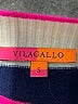 Vilagallo 100% Wool Stripes Ivory Blue Cardigan Size S - photo 7