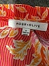Rose + Olive Orange Sleeveless Blouse Size S - photo 7