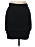 BCBGMAXAZRIA Solid Black Casual Skirt Size M - photo 1